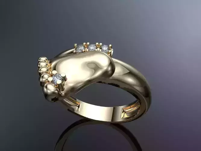 Baby foot ring N19 Tiffany