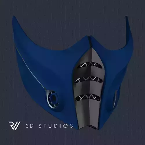 MK11 Sub-Zero Mask V5 - STL File 3D print model