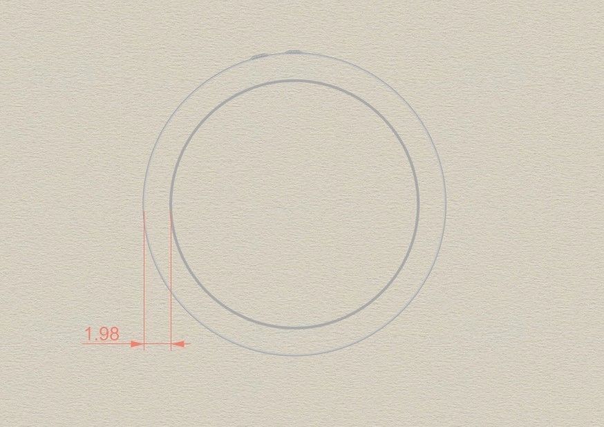 Model 95 Channel Diamond Ring US Size 3D print model_4