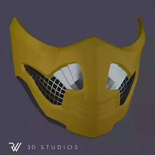 MK11 Scorpion Mask V5 - STL File 3D print model