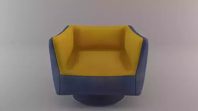 Bergere swivel chair