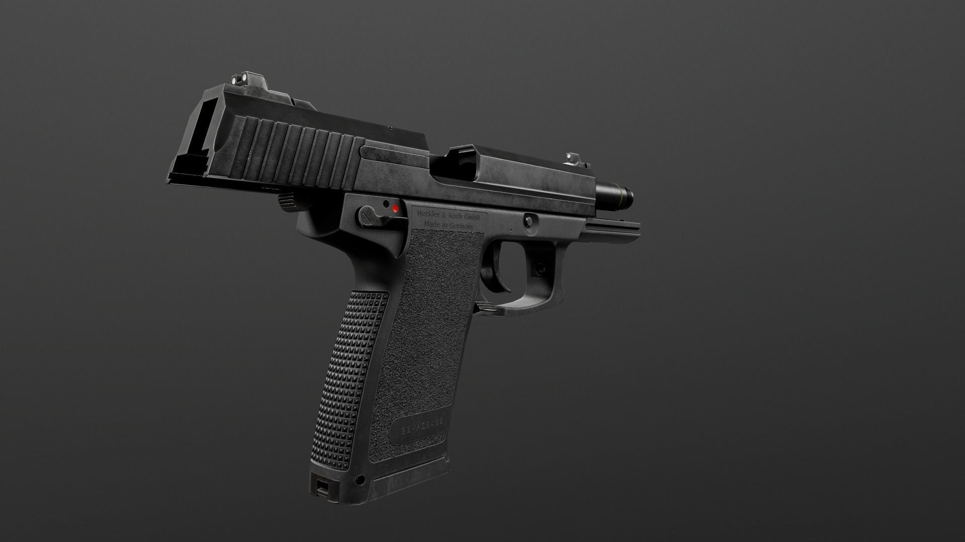 HK Mark 23 45acp SOCOM Handgun Low-poly 3D model_47