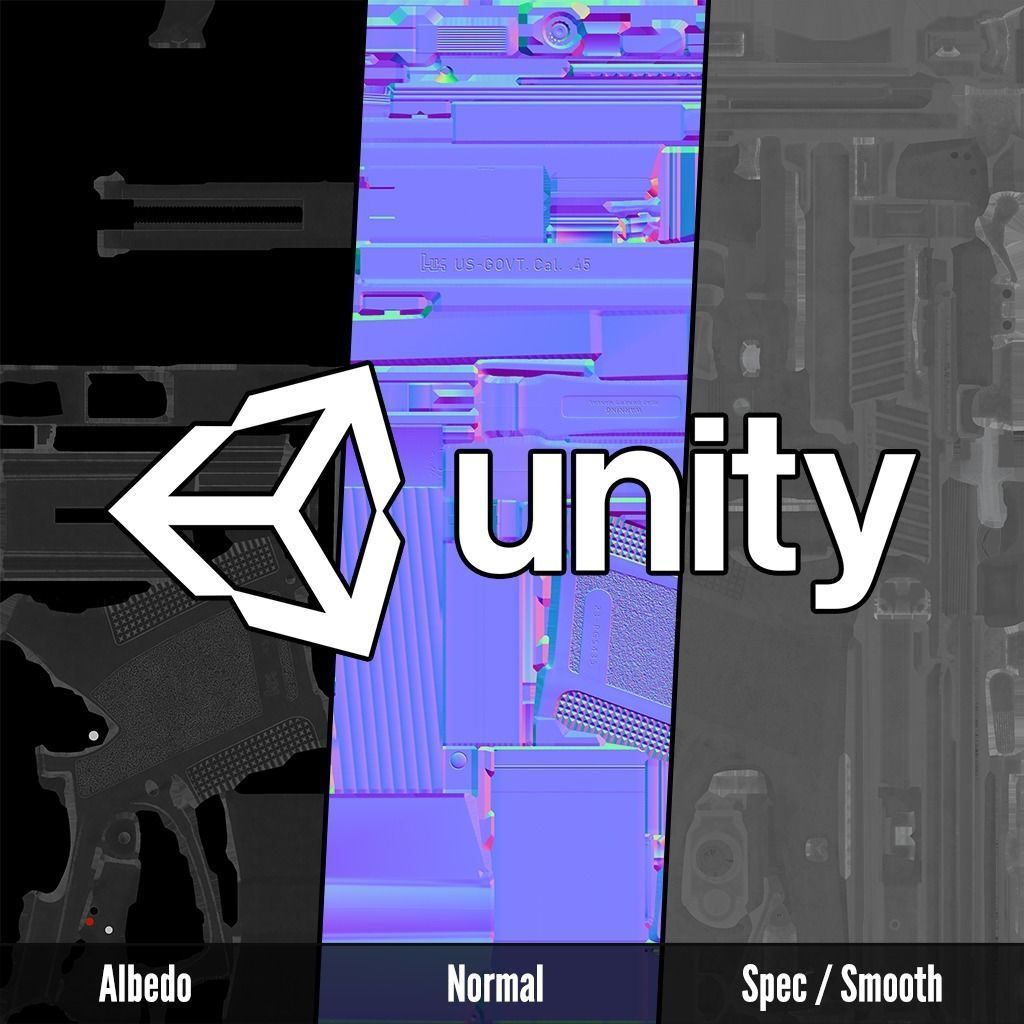 HK Mark 23 45acp SOCOM Handgun Low-poly 3D model_58