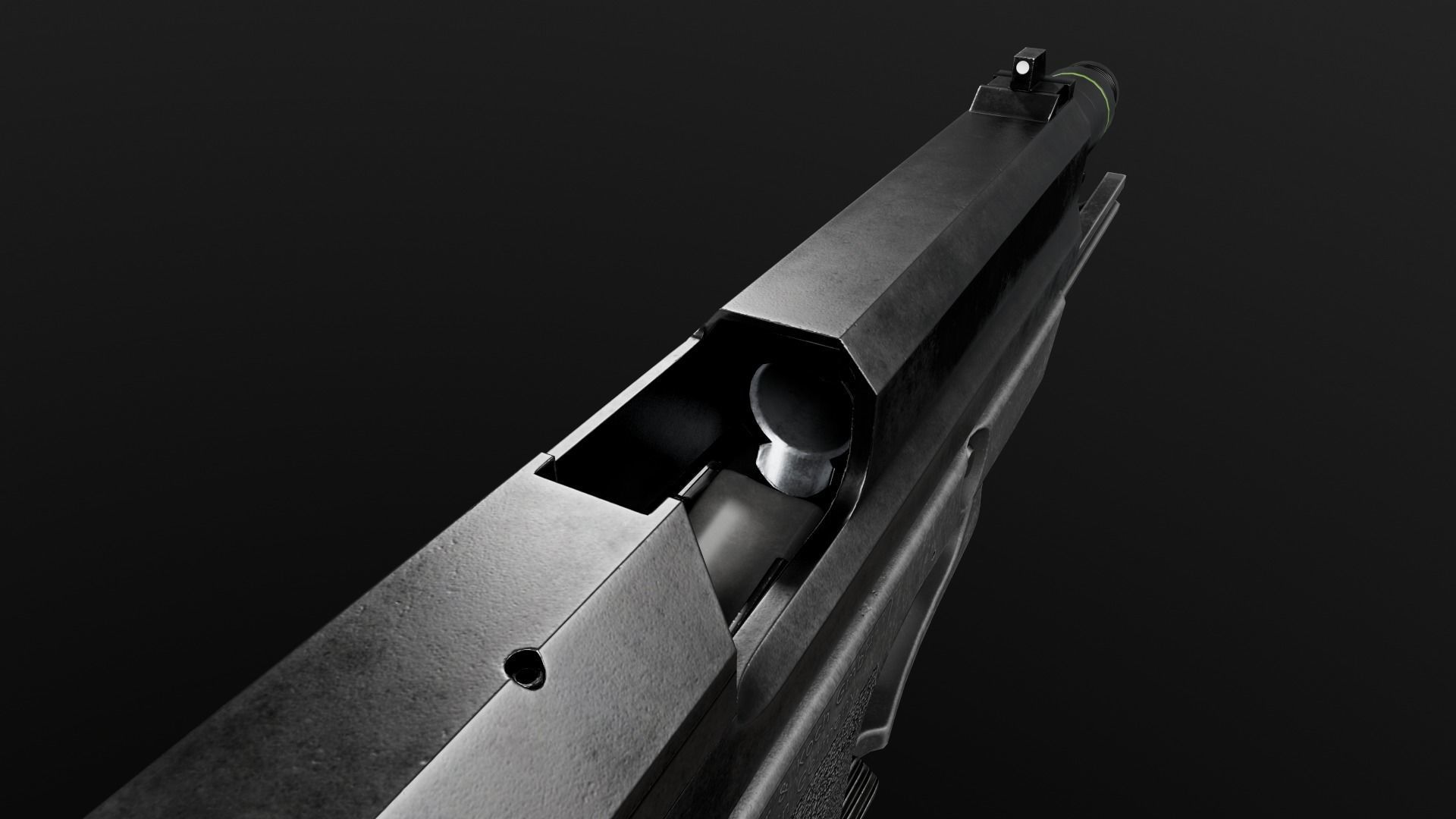 HK Mark 23 45acp SOCOM Handgun Low-poly 3D model_50