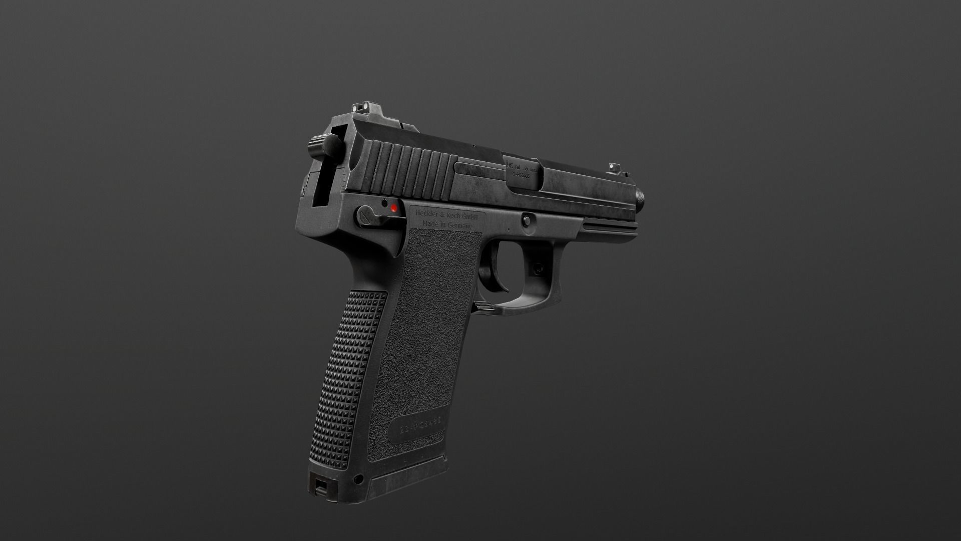 HK Mark 23 45acp SOCOM Handgun Low-poly 3D model_45