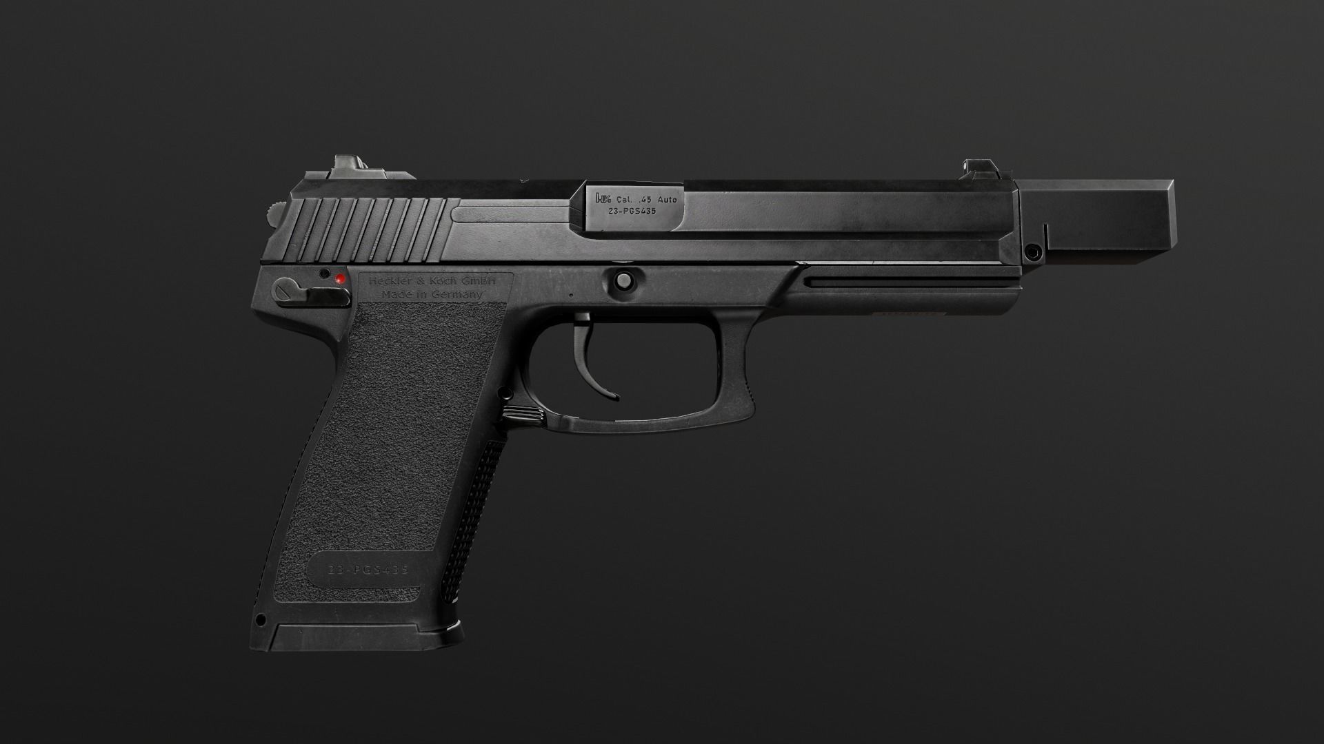 HK Mark 23 45acp SOCOM Handgun Low-poly 3D model_11