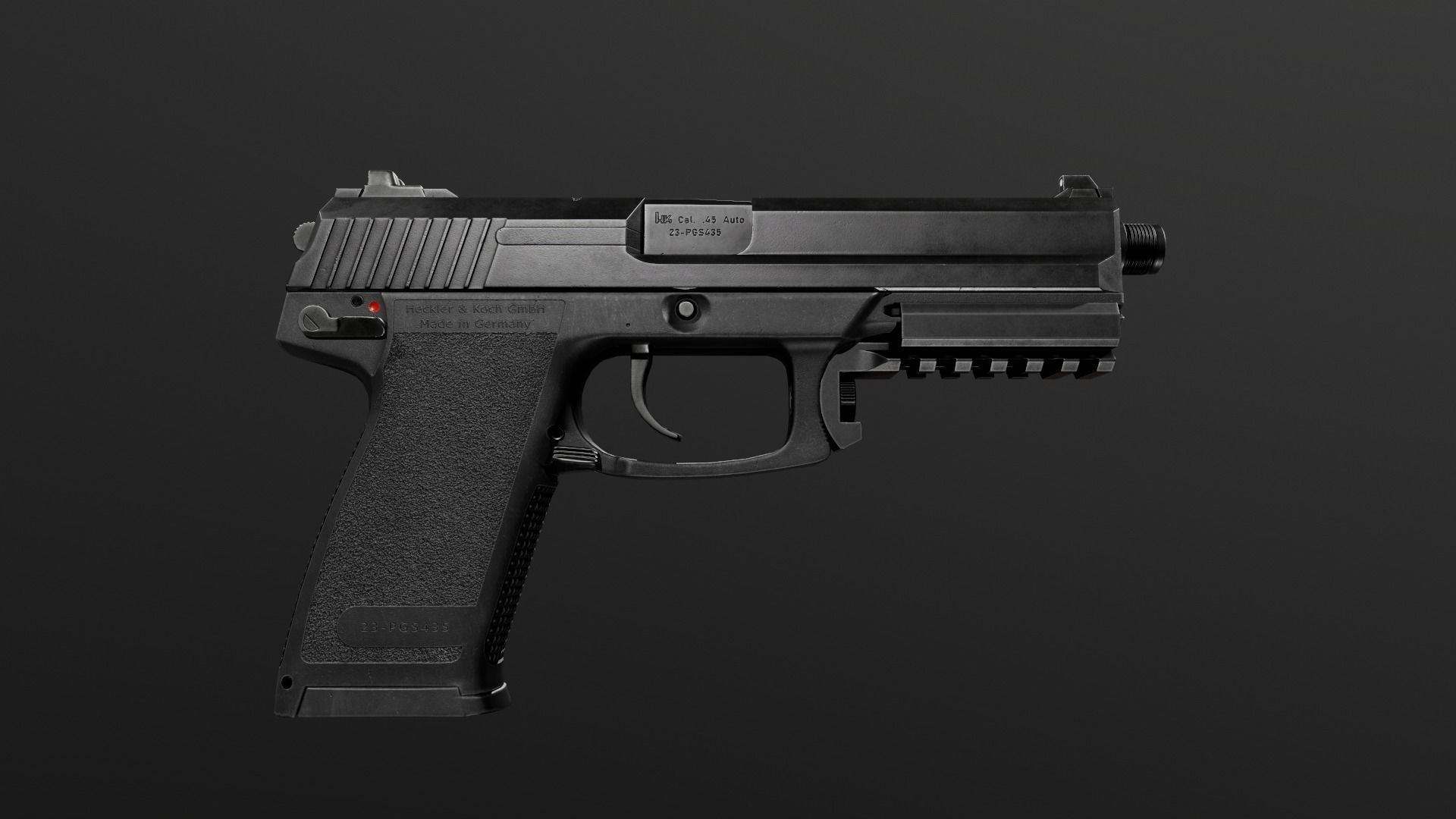 HK Mark 23 45acp SOCOM Handgun Low-poly 3D model_12