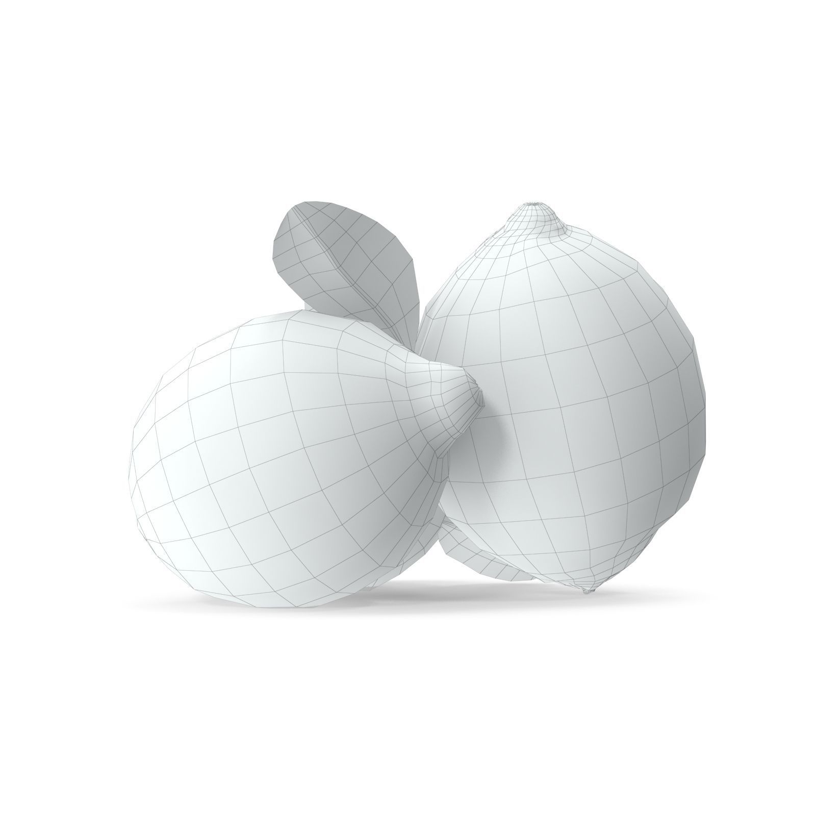 Lemon three lemons 3D model_14