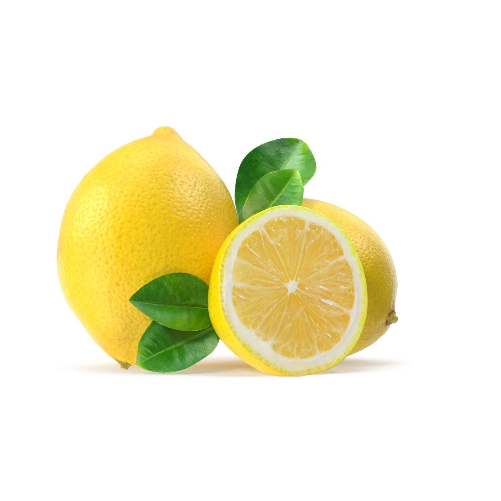 Lemon three lemons 3D model_1
