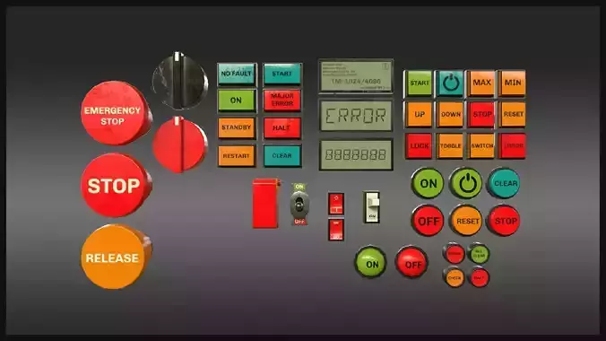 Industrial Control Panel Kitbash