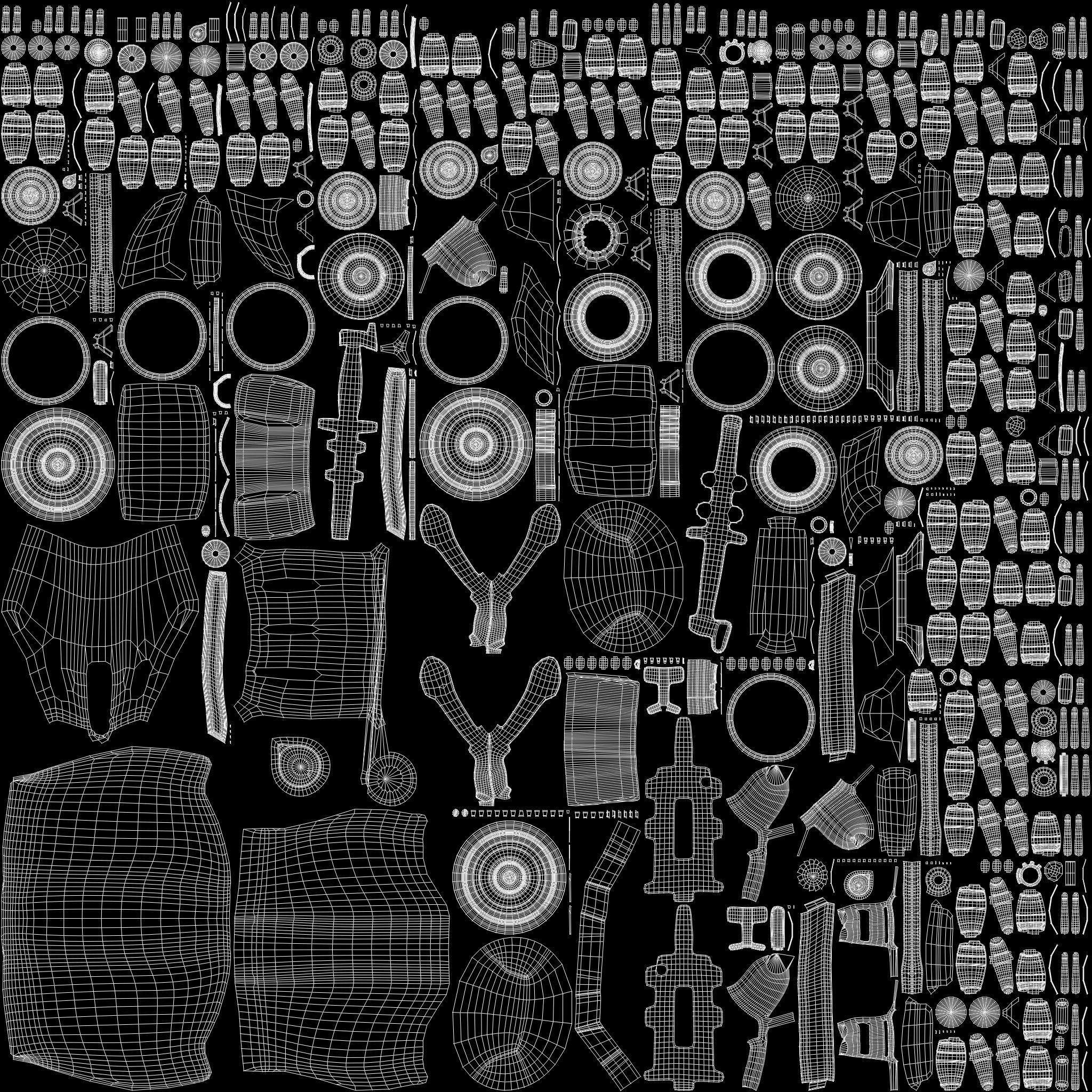 Drone or Spaceship 3D model_10