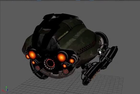 Drone or Spaceship 3D model_5