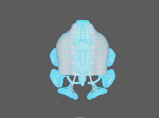 Drone or Spaceship 3D model_8
