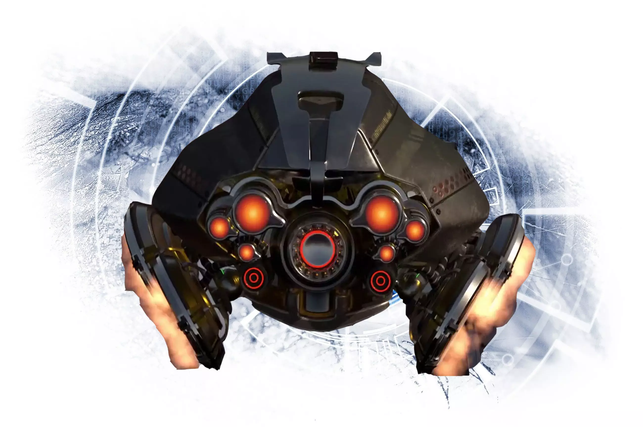 Sci-Fi Drone Spaceship Rigged Animated PBR 3D Model 3D model