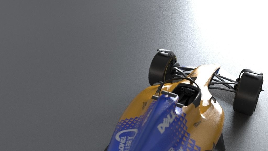 f1 McLaren 2021 - 2023 concept Low-poly 3D model_25