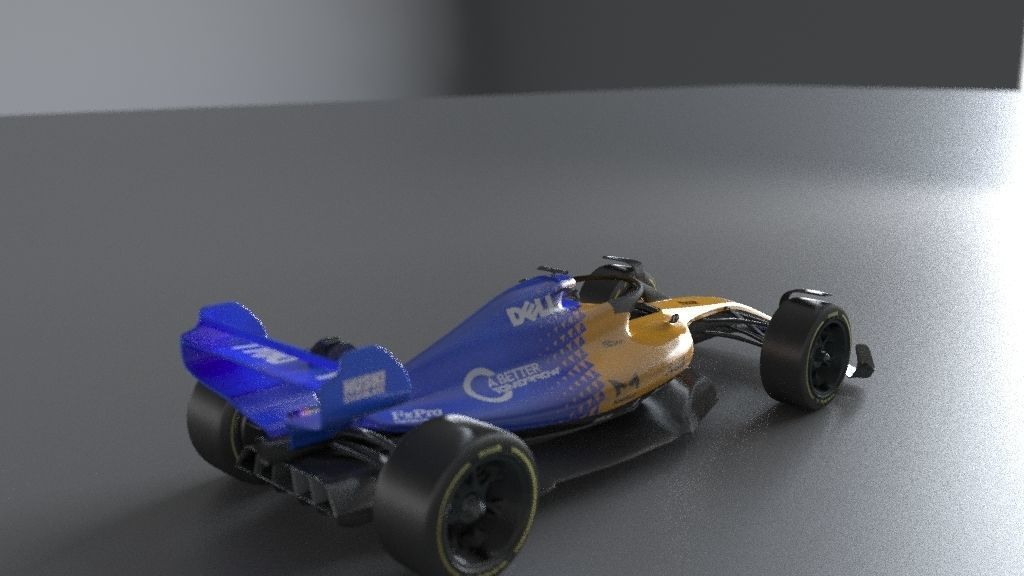 f1 McLaren 2021 - 2023 concept Low-poly 3D model_31