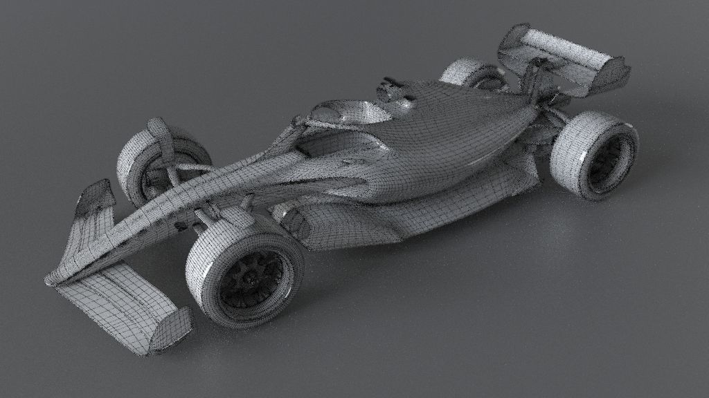 f1 McLaren 2021 - 2023 concept Low-poly 3D model_33