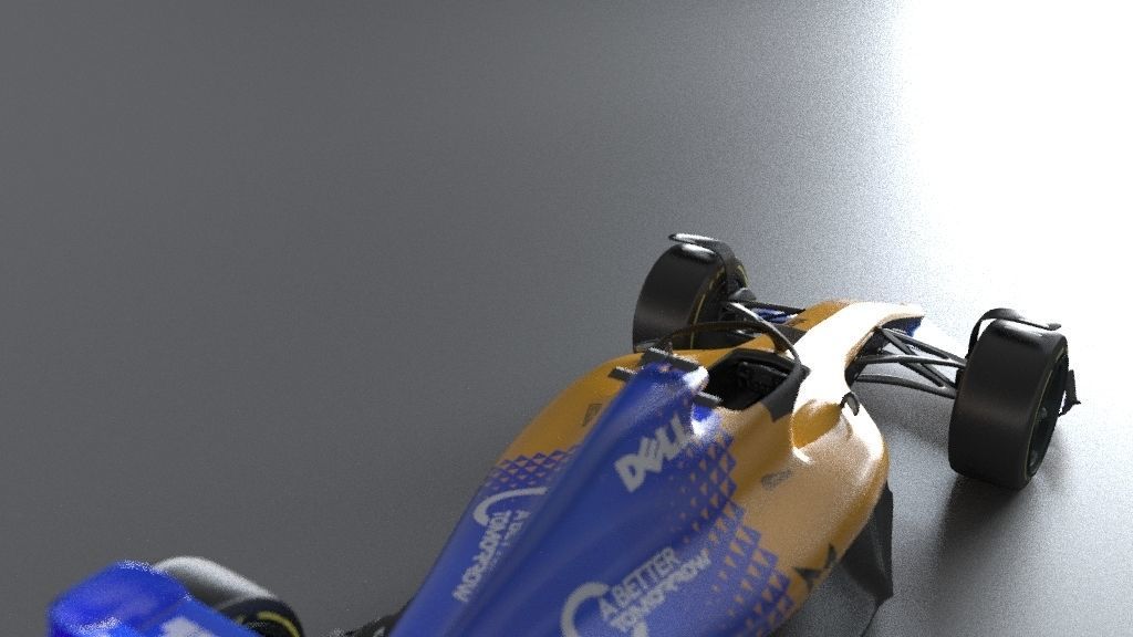 f1 McLaren 2021 - 2023 concept Low-poly 3D model_26