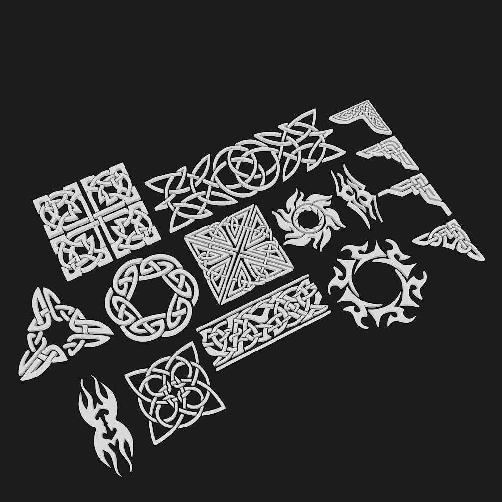 3D Celtic ornament
