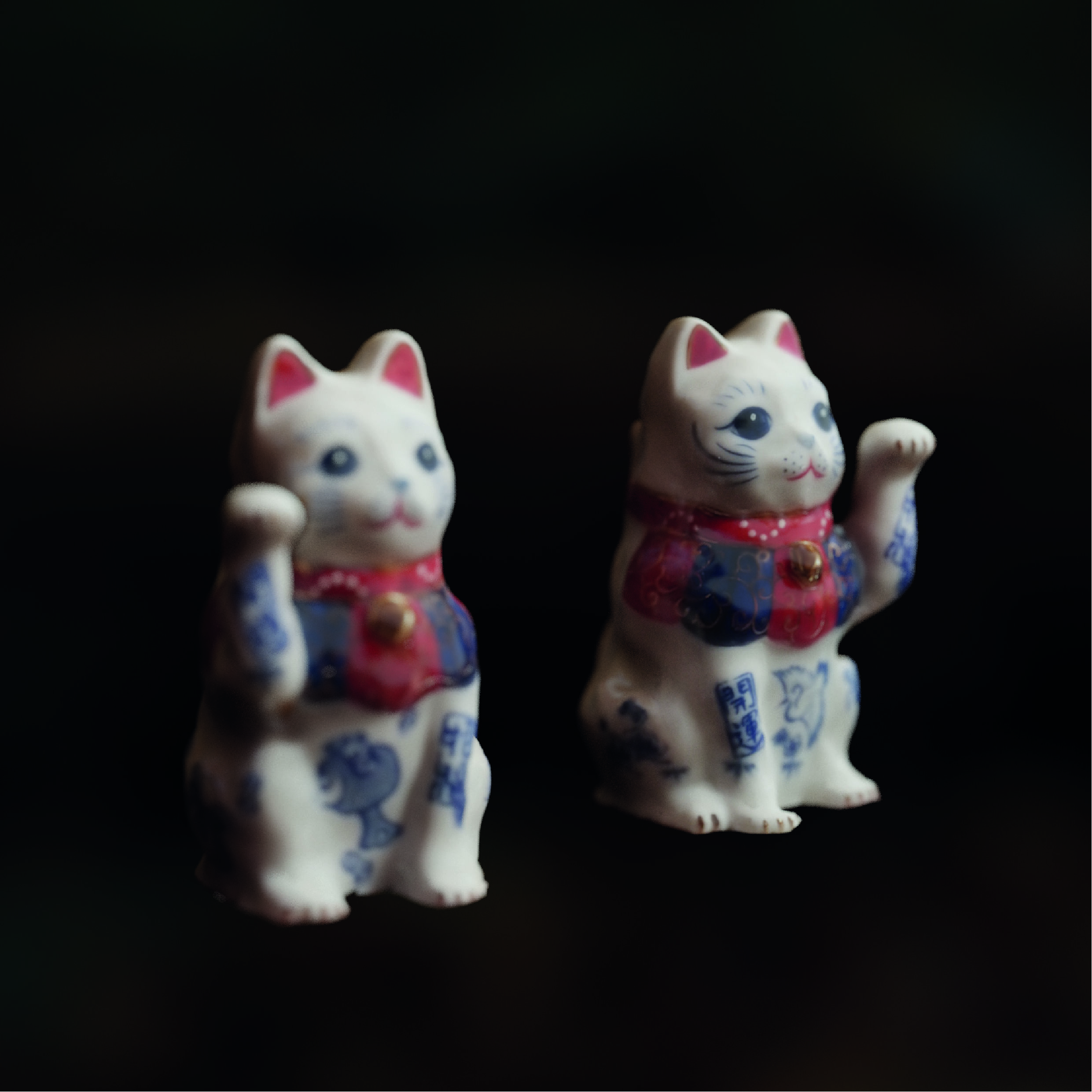 Photoscan 3D asset - Maneki Neko Lucky Cats Low-poly 3D model_6