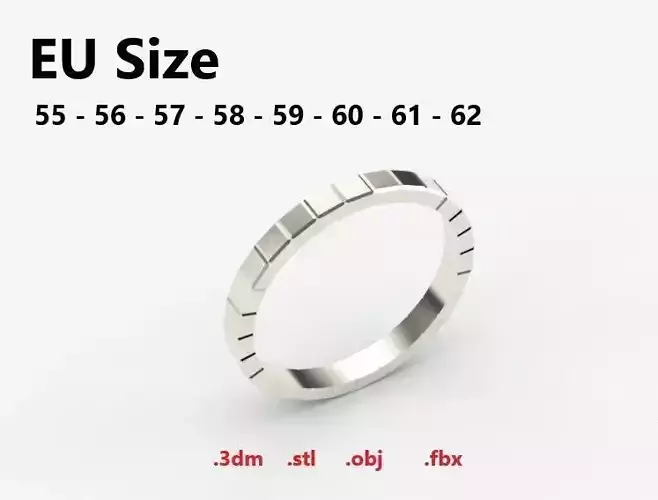 Model 103 Chopard Facet Ring Ice Cube Pure EU Size