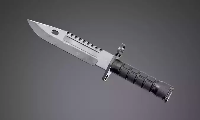 M9 Bayonet Tactical Knife AAA Game Ready Asset Low-poly 3D model