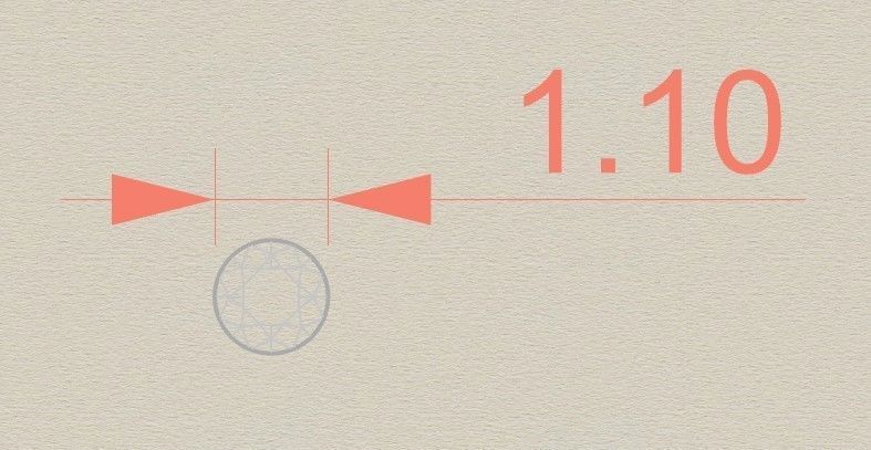 Model 106 Chopard Facet Diamond Ring Ice Cube Pure US Size 3D print model_7