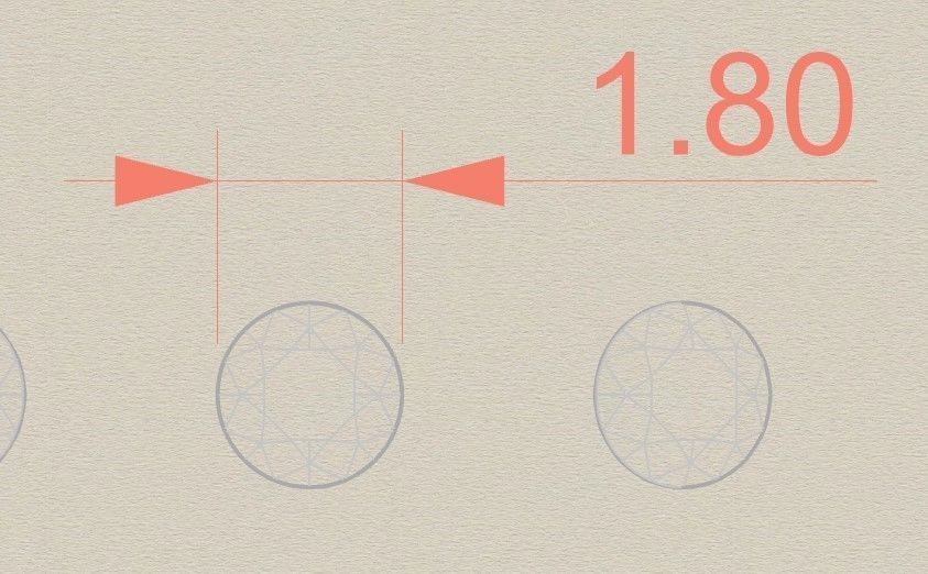 Model 113 Chopard Big Facet 5 Diamond Ring Ice Cube Pure EU Size 3D print model_6