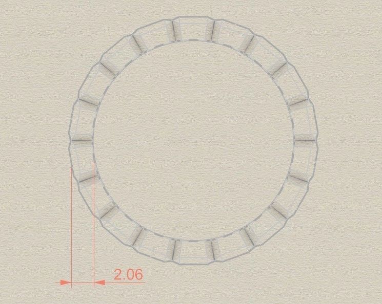 Model 116 Chopard Big Facet Pave Diamond Ring Ice Cube Pure US 3D print model_5
