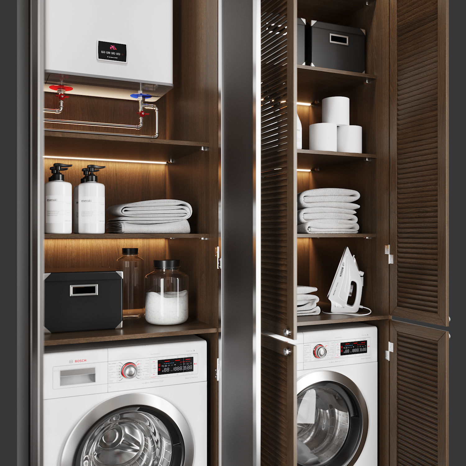 Laundry set 3 3D model_3