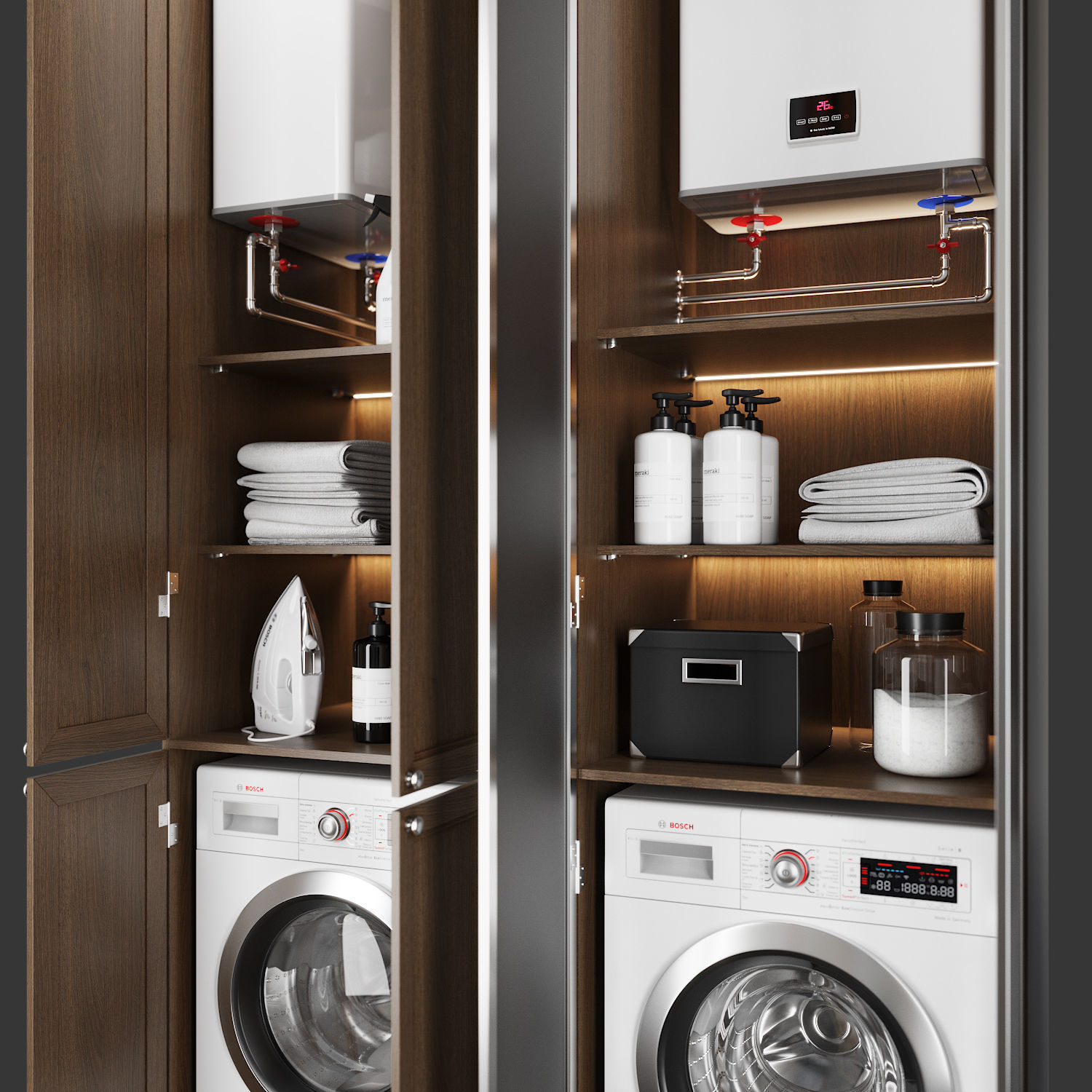 Laundry set 3 3D model_2