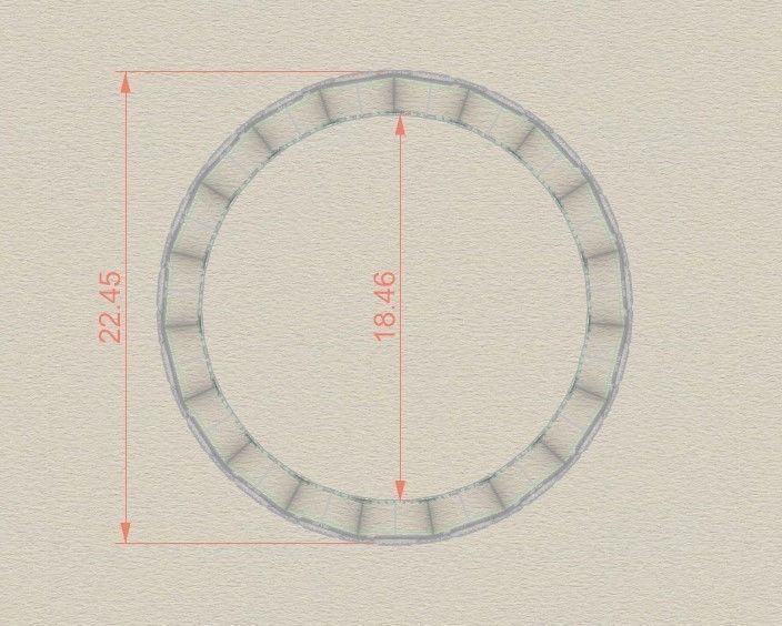 Model 120 Honeycomb Pave Diamond Ring EU Size 3D print model_5