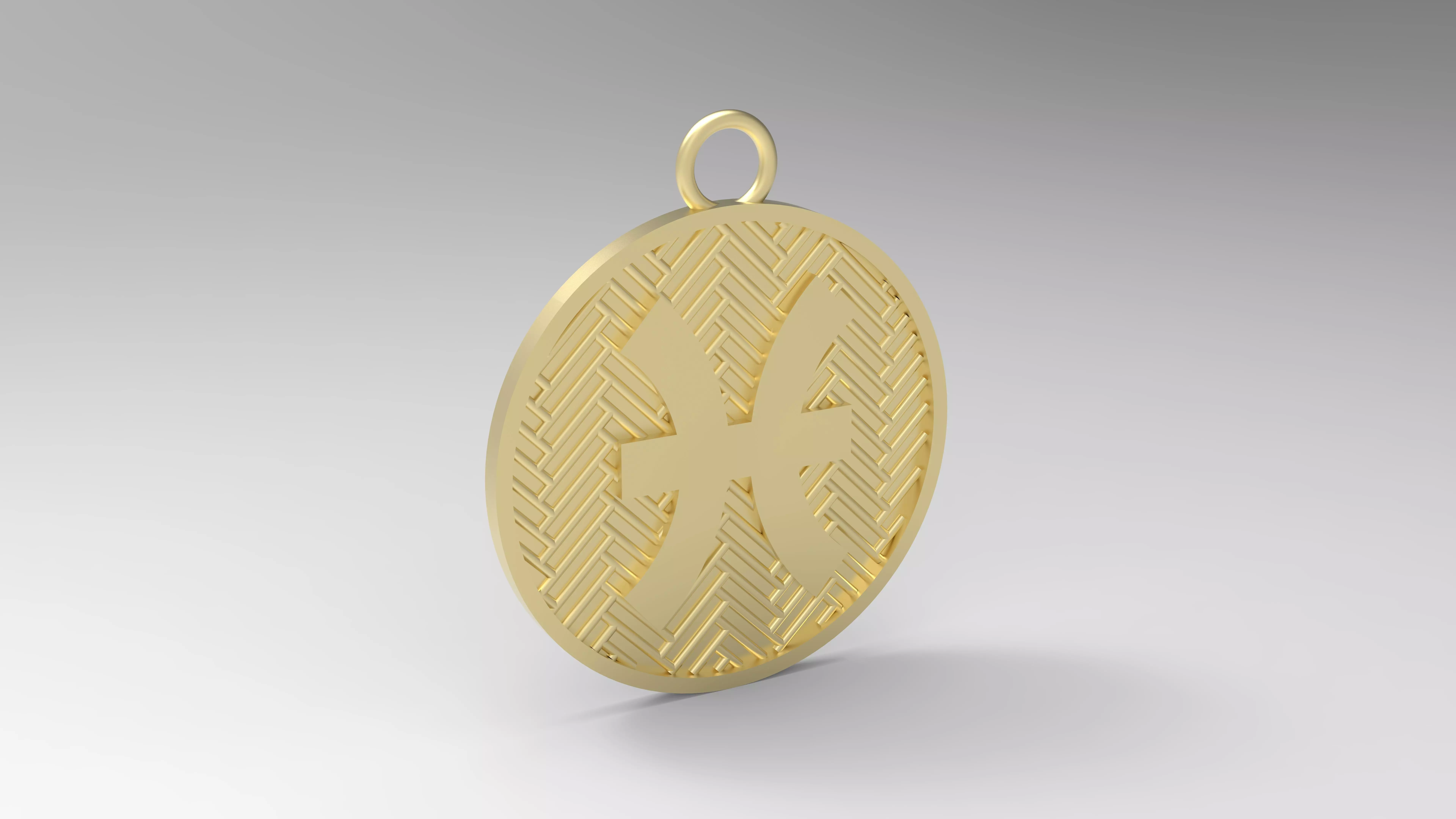 Model 126 Gemini Necklace Horoscope Necklace Zodiac Sign Jali 3D print model