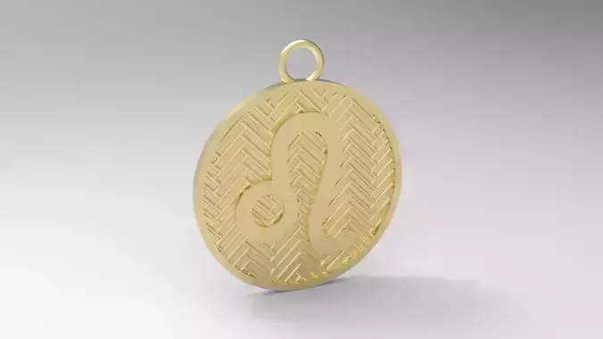 Model 128 Leo Necklace Horoscope Necklace Zodiac Sign Jali