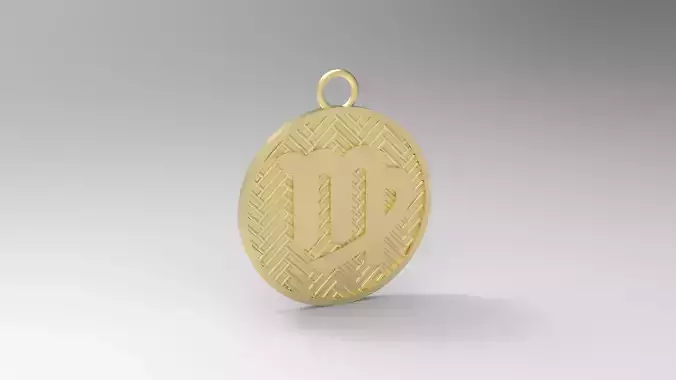 Model 129 Virgo Necklace Horoscope Necklace Zodiac Sign Jali