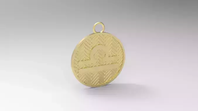 Model 130 Libra Necklace Horoscope Necklace Zodiac Sign Jali