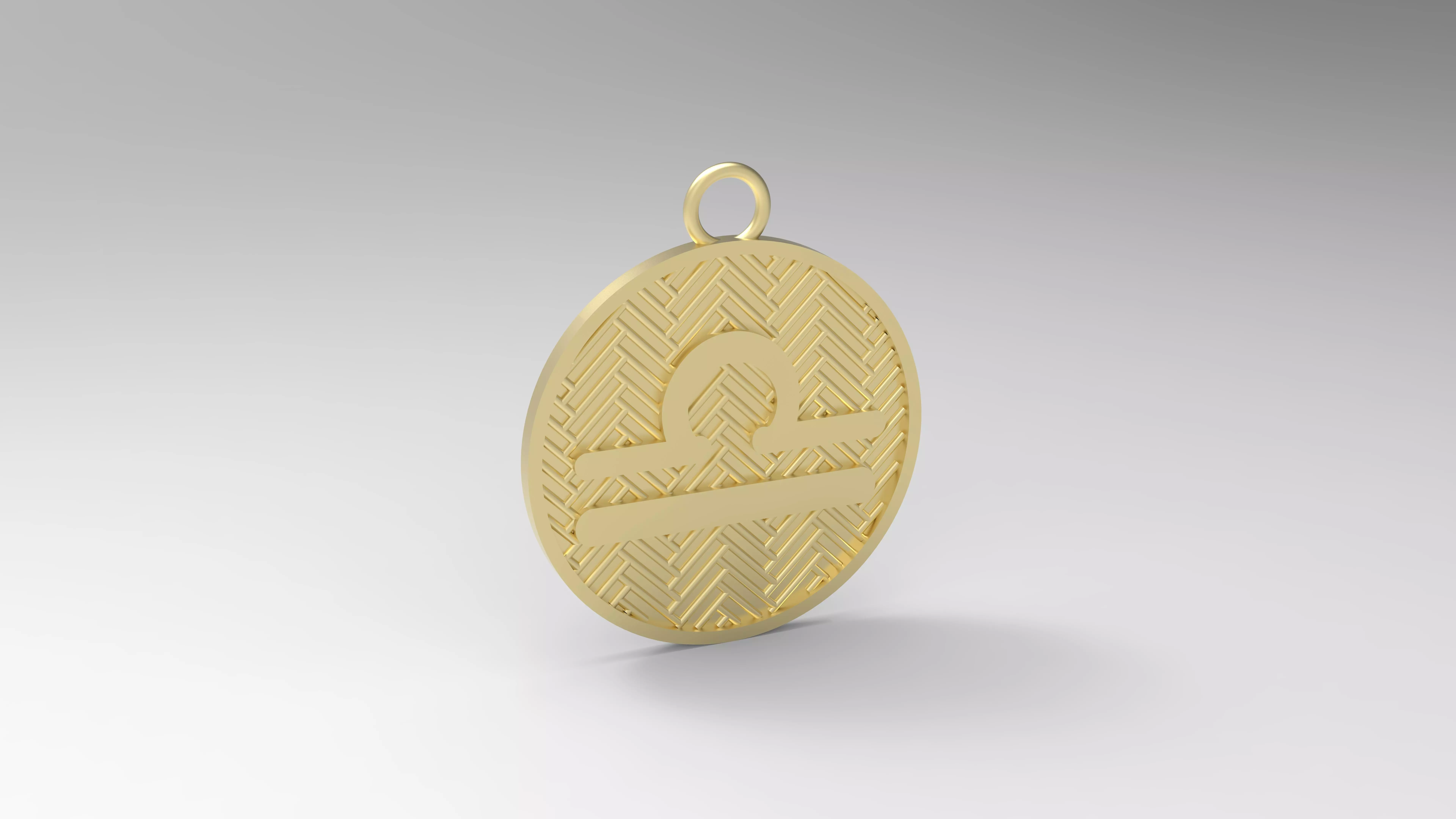 Model 130 Libra Necklace Horoscope Necklace Zodiac Sign Jali 3D print model