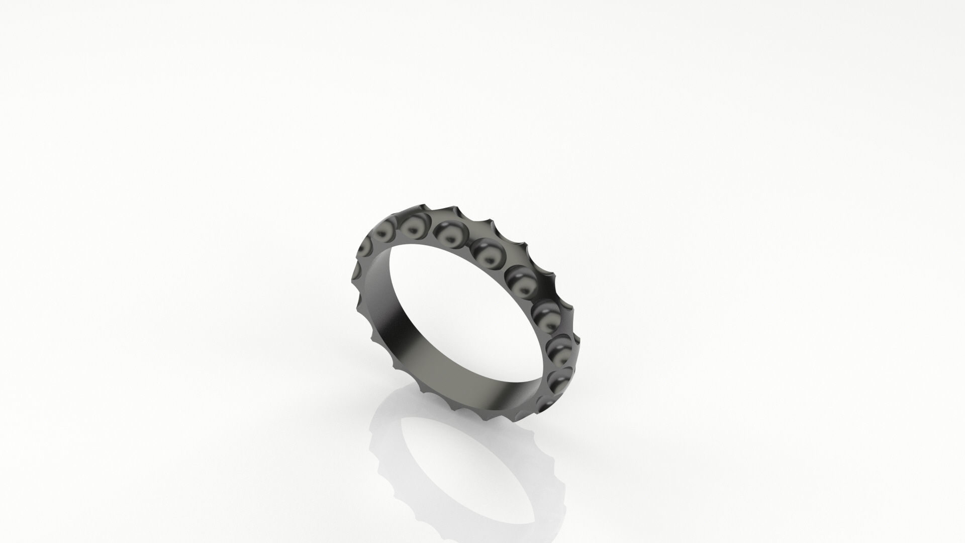 Model 142 Louis Vuitton Ring EU Size LV 3D print model_2