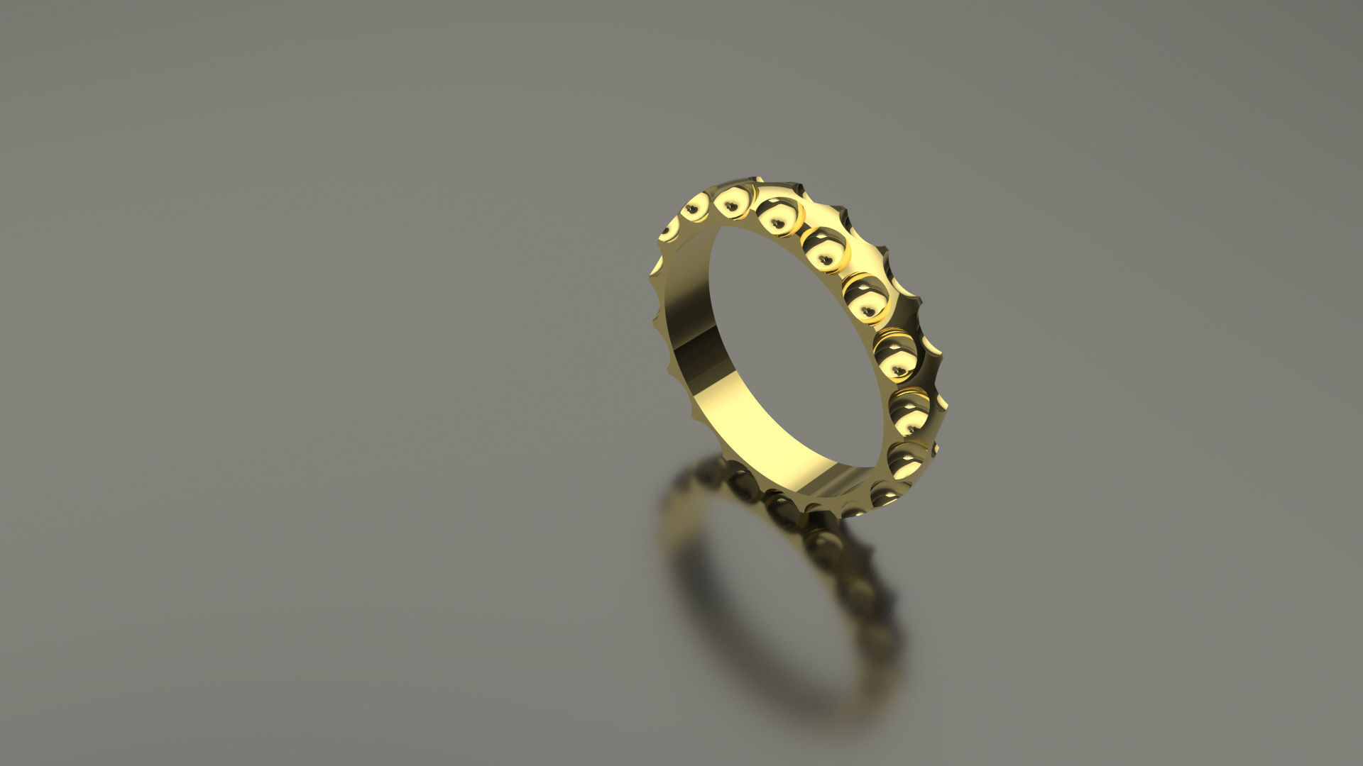 Model 142 Louis Vuitton Ring EU Size LV 3D print model_1