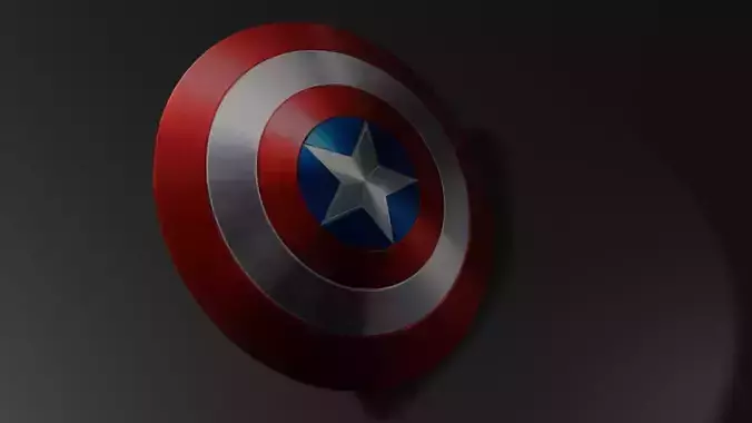 shield low poly 3d model avengers captain america wallpaper