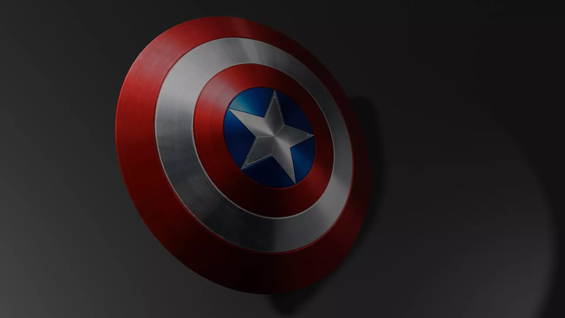 shield low poly 3d model avengers captain america wallpaper Free low-poly 3D model