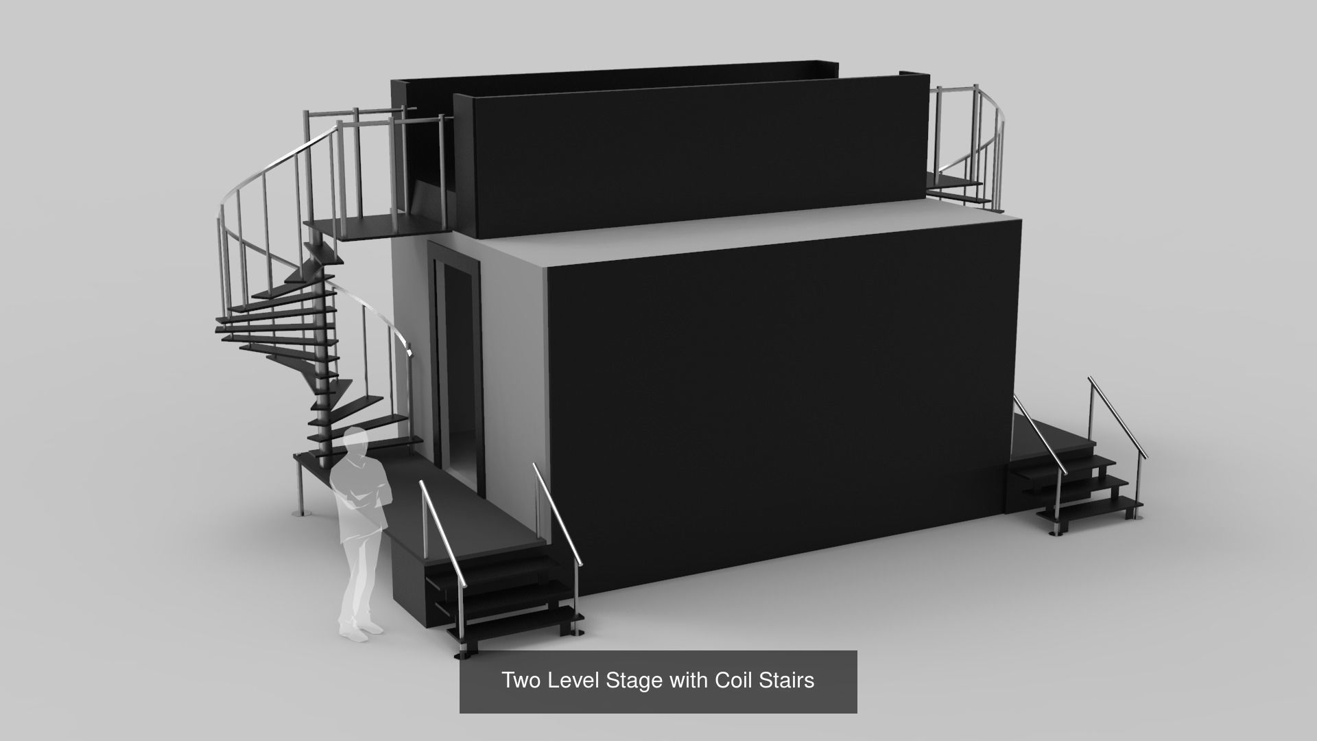 Stages Collection booth with stairs _3