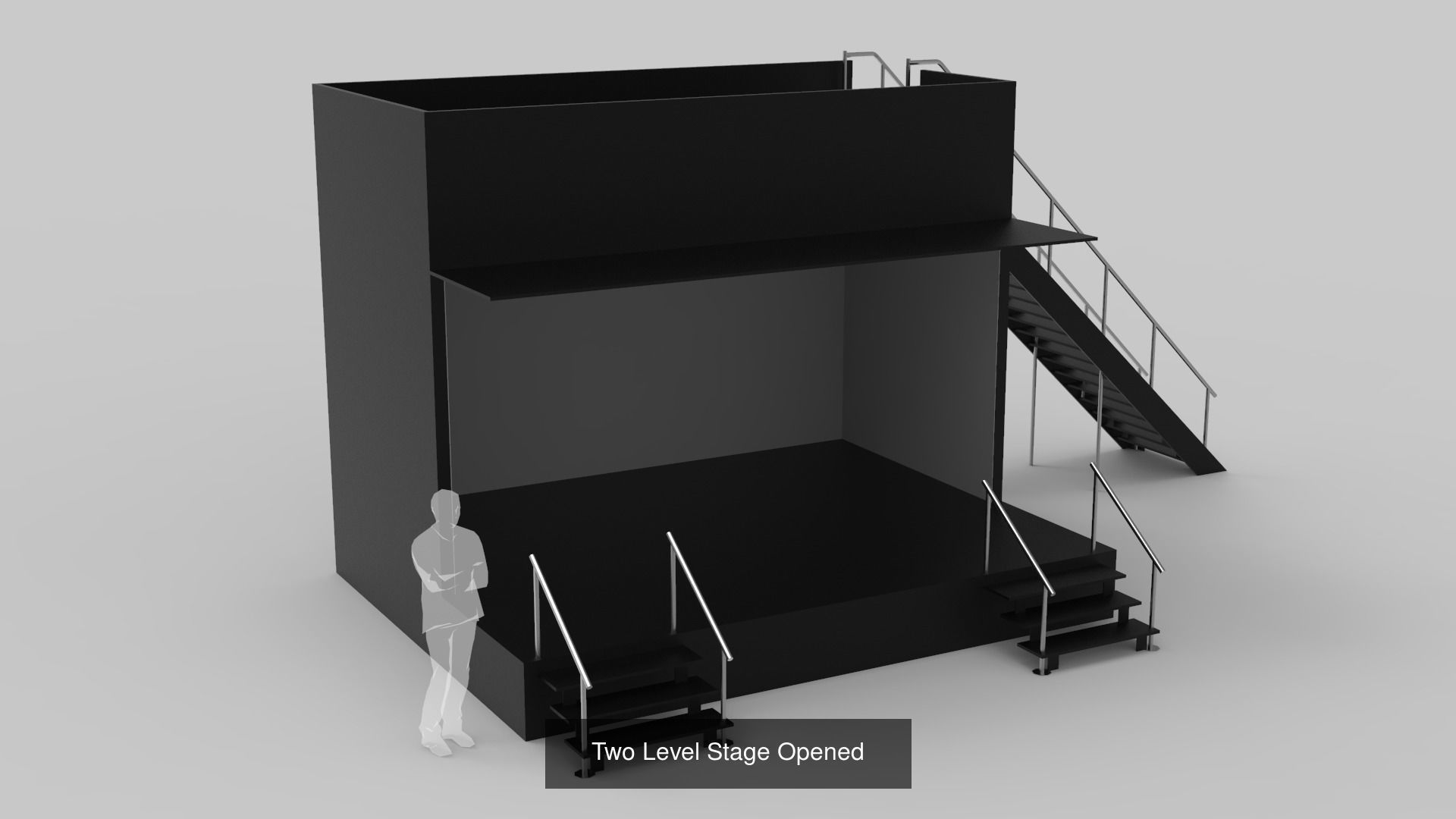 Stages Collection booth with stairs _4