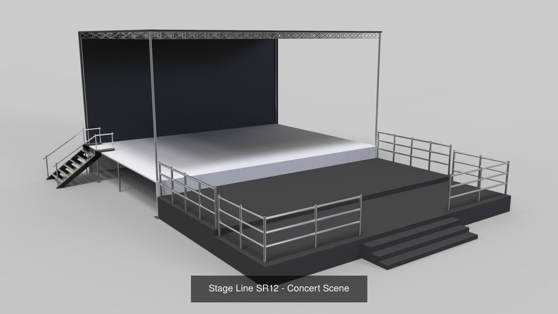 Stages Collection booth with stairs _2