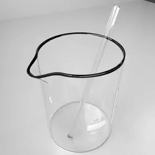 150 ml Glass Beaker with Rod