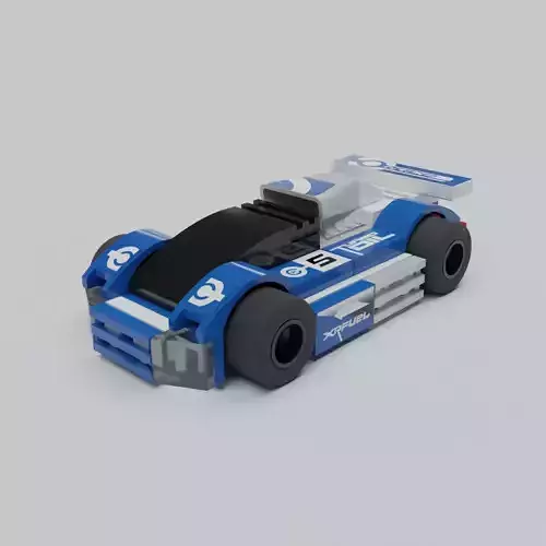 Lego Racers car Free 3D model