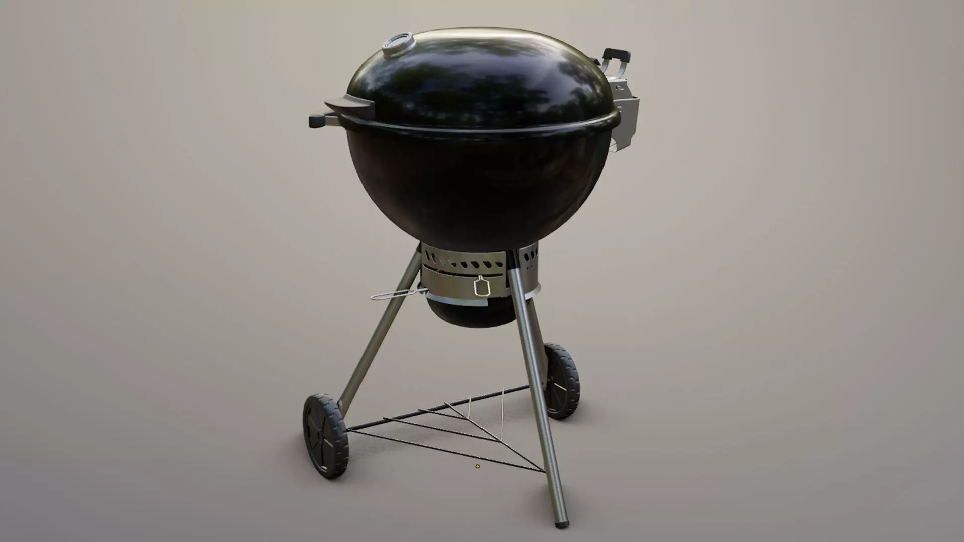 Weber One Touch Grill 3D model