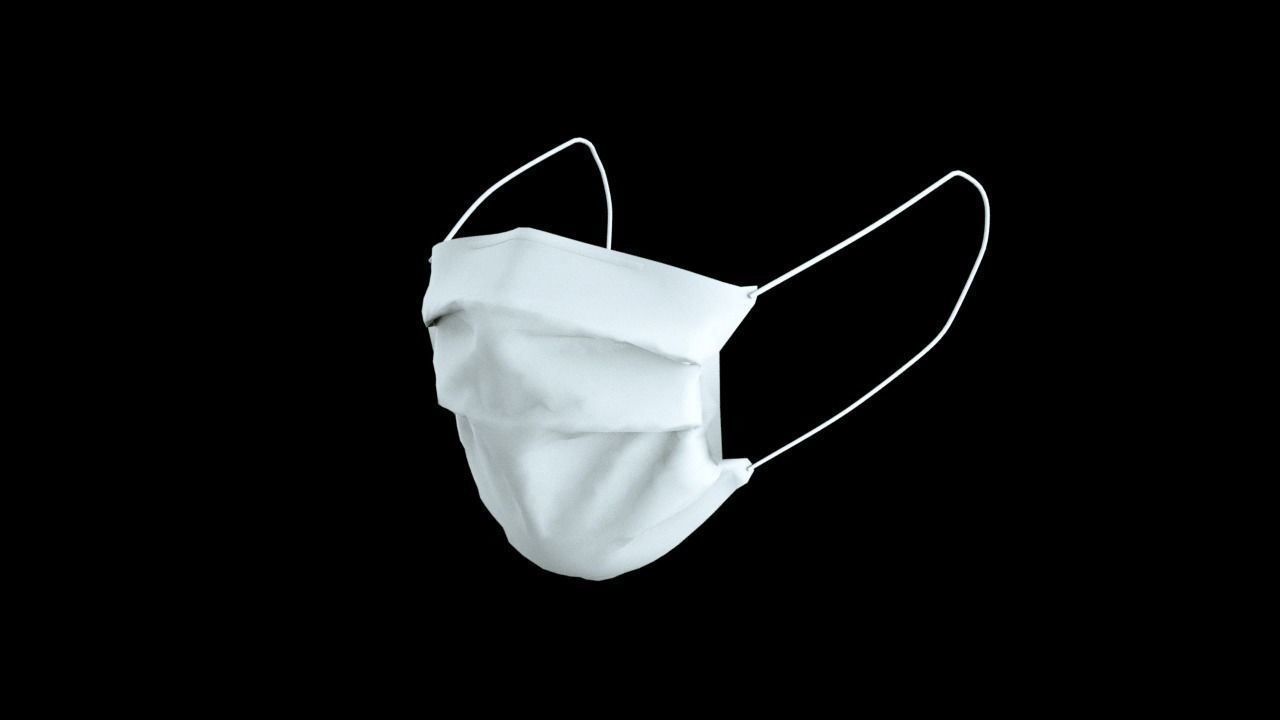 Covid19 Mask 3D model CGTrader