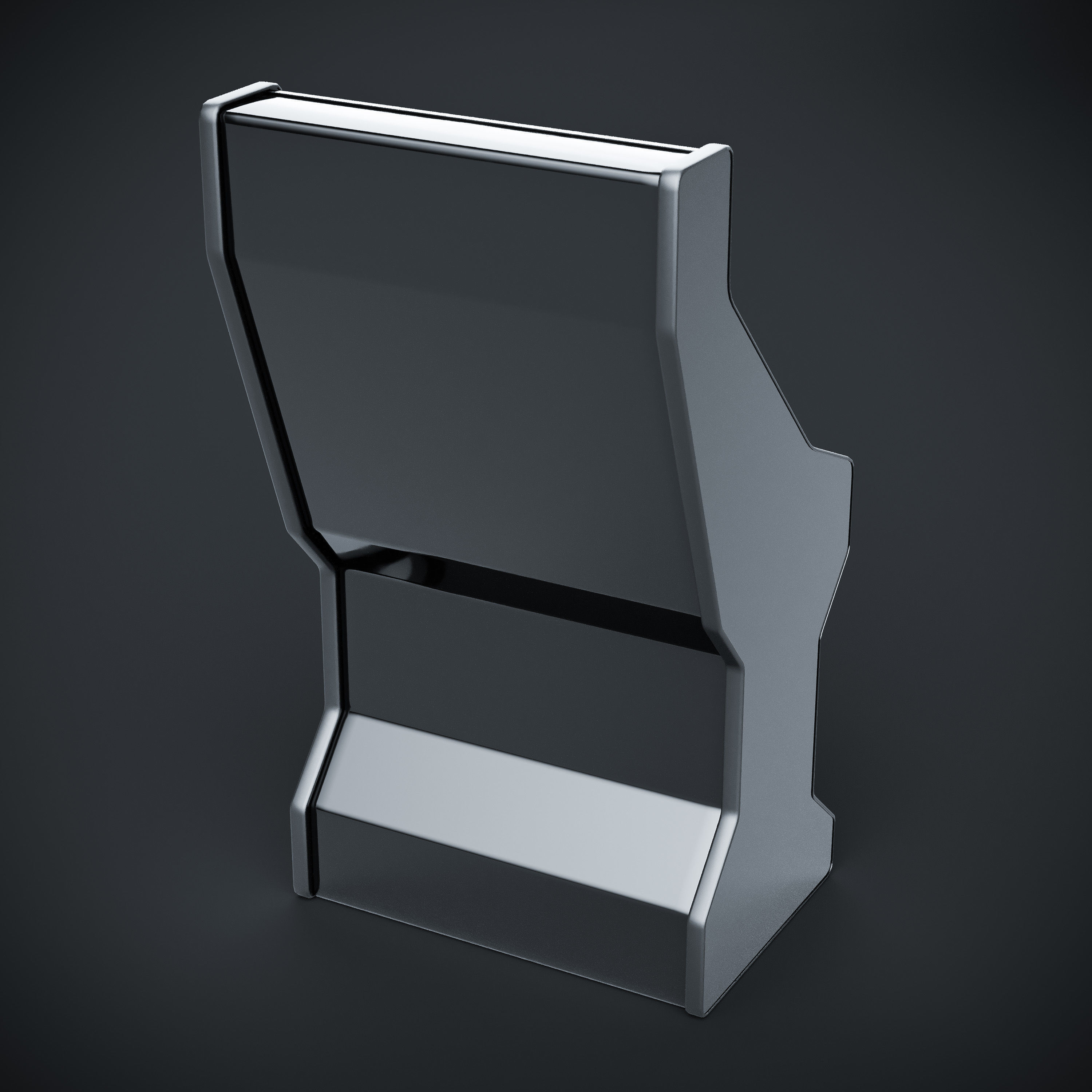 Arcade Game Machine Cabinet 3D model_11