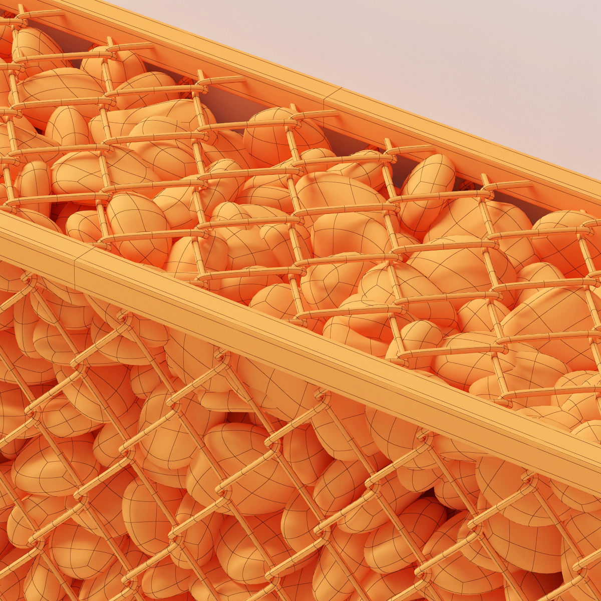 Gabion pebble low n6 Two 3D model_11